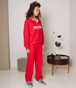 Спортивный костюм #КТ8778, красный