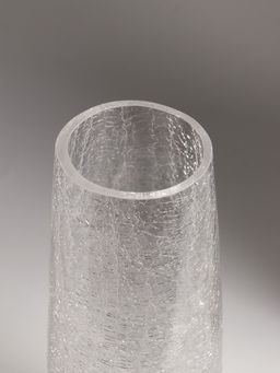 Ваза стекло настольная "Паутинка" классик, 25х10 см, прозрачный