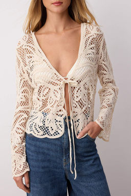 Tas Krose Detayl? Triko H?rka TWOSS25HI00016 - Trendyolmilla фото 3