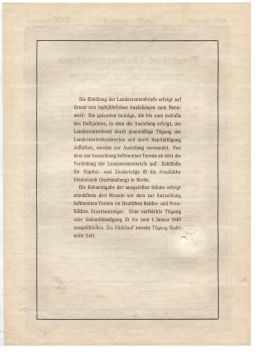 Облигация 4,5% 1000 рейхсмарок 1937 года Германия
