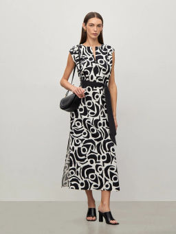 ЕМКА / Платье с поясом - Emka фото 4