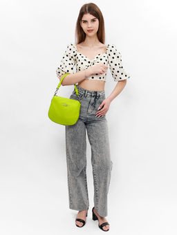 LACCOMA сумка Анжелика-Л815-лайм эко кожа хлопок  фото 8