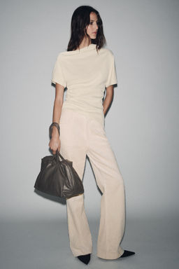 MAXI LEATHER BOWLING BAG - Zara фото 10