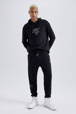 DeFactoFit Толстовка стандартного кроя с капюшоном NBA Chicago Bulls  фото 2