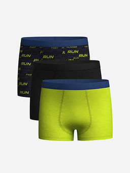Bask?l? Erkek ?ocuk Boxer 3l?