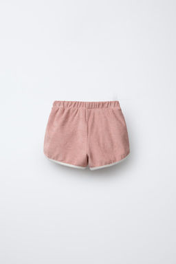 CONTRAST PIPING TERRY BERMUDA SHORTS - Zara фото 2