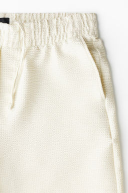 Pantal?n corto gofrado Relaxed Fit - H&m фото 8