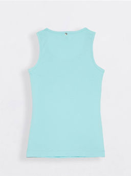 CONTE Топ с эффектом "ощущение шелка" LD 928 aqua blue