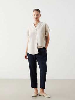 Beli Lastikli Havu? Kesim Kad?n Pantolon