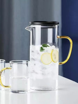 Кувшин стекл 1500 мл, GT-35-61 пласт.крышка арт. 699967