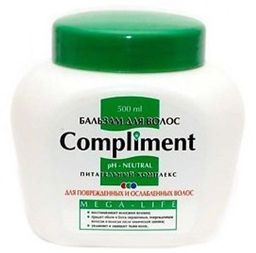 "Compliment" Бальзам "Mega-VOLUME" д/тонких волос.(500мл).12 / 6225 /