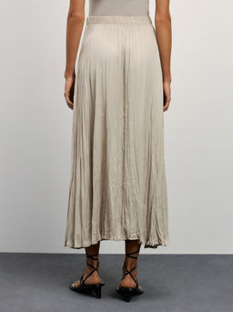 Плиссированная юбка макси / Zarina  фото 5