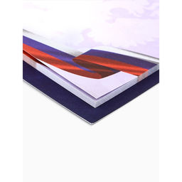 Подарочный набор, блок бумаги 30 л, ручка синяя паста 1.0 мм, наклейки 5 шт. «23 февраля»