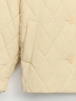 Куртка стёганая с вельветовым воротником / Zarina  фото 5