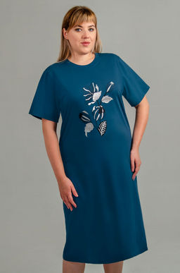 Арт. 4150 Туника женская 52-60 (5 шт) Цвет:изумруд