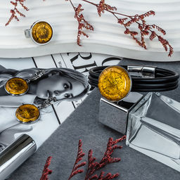 Серьги из муранского стекла METALLICA LS3552