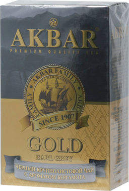 AKBAR. Earl Grey 100 гр. карт.упаковка