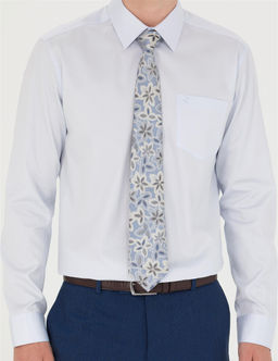 A__k Mavi Regular Fit Uzun Kollu Basic G_mlek