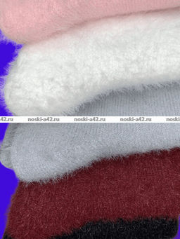 Цена за 5 пар. 5 ПАР - ПриветBS термоноски женские АНГОРА НОРКА "Кошечка" арт. 2680