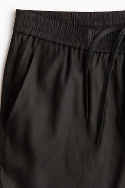 Pantal?n en mezcla de lino Easy Care Loose Fit - H&m фото 6