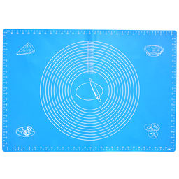 Коврик силиконовый для раскатки теста и выпекания 45х64см, плотный, с разметкой, цвета микс (Китай)