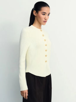 Облегающий джемпер с вискозой в составе / Zarina  фото 3