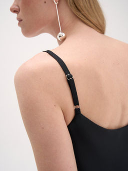 Платье комбинация "Черный оникс" женское