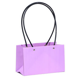 Цена за 10 шт. Сумка для цветов Лиловая, влагостойкая, 22 x 10,5 x 13,5 см - UPAK LAND фото 3