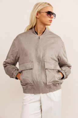 Бомбер KOKOdea 10003 серый