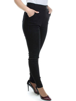 378-6 BLACK Джеггинсы женские MOVEMENT