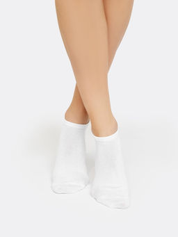 Цена за 5 пар! НОСКИ ЖЕНСКИЕ белый 310C-210