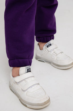 886Д Костюм детский "Серый/фиолетовый"