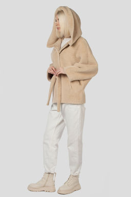 Пальто женское демисезонное (пояс) - El podio фото 6