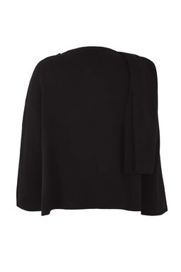 Vucut Secmeyen Siyah Super Oversize/Genis Kal?p Sal Detayl? Triko Panco TWOAW26KZ00160 - Trendyolmilla фото 8