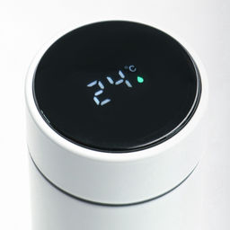 Термос Жизнь прекрасна, 500 мл, с ситечком, с датчиком температуры