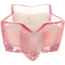 Свеча в стакане "Звездная ночь" 10,5*5,5 см, Розовый