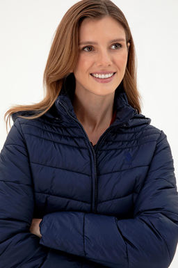 Женское темно-синее пальто - U.s. polo assn фото 2