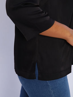 Блуза Ольга_О171/черный - Ihomelux фото 11