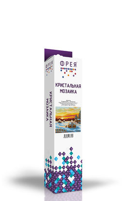 Кристальная (алмазная) мозаика ФРЕЯ №03 СК/Распродажа ALVR-162 Поздний вечер 24 х 24 см