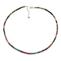 Бусы из Турмалина огранка шарик 4мм, 46см, 10г Радуга камня