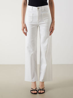 Wideleg Kad?n Jean Pantolon