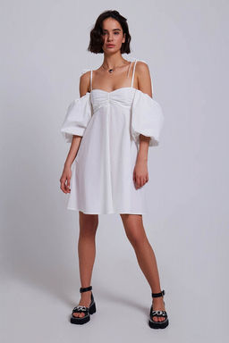 Платье-мини с объёмными рукавами - Incity фото 9