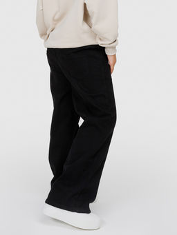 Джинсы-трубы утеплённые для девочек - СИНЯЯ МОДА фото 3