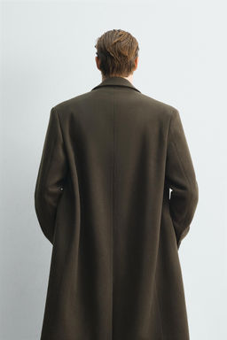 LIMITED EDITION WOOL BLEND DOUBLE-BREASTED COAT - Zara фото 3