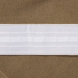 Шторы для кухни Этель ECO, 130±6×180 см - 2 шт., подхваты - 2 шт., оливковые