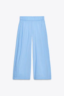 ZW COLLECTION POPLIN DARTED TROUSERS - Zara фото 6