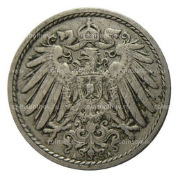 Монета 5 пфеннигов 1903 года A Германия