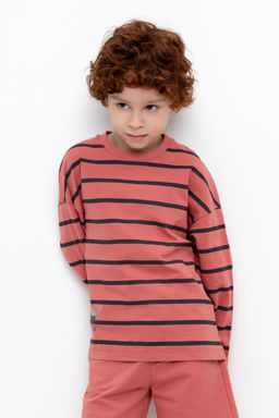 КР 302242/пыльный кедр,полоска к428, джемпер