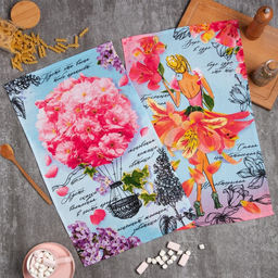 Набор кухонных полотенец Доляна Самая очаровательная 35х60 см - 2шт, 100% хл