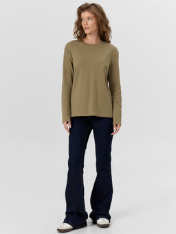 Лонгслив женский хаки - Mark formelle фото 3